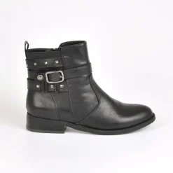 VICE VERSA Bottines Plates Noir|Femme Boots, Bottines