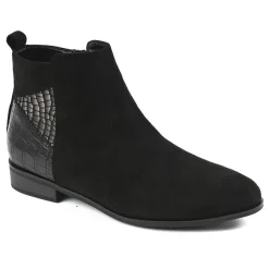 VICE VERSA Bottines Plates Noir|Femme Boots, Bottines