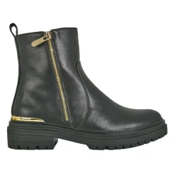 VICE VERSA Bottines Rock Femme Noir Fermeture Doree |Femme Boots, Bottines