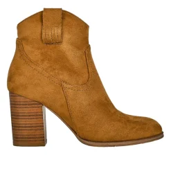 MASCARA Bottines Western A Talons Femme Camel |Femme Boots, Bottines