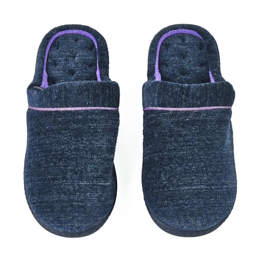 ISOTONER Chaussons Femme Bleu Marine|Femme Chaussons
