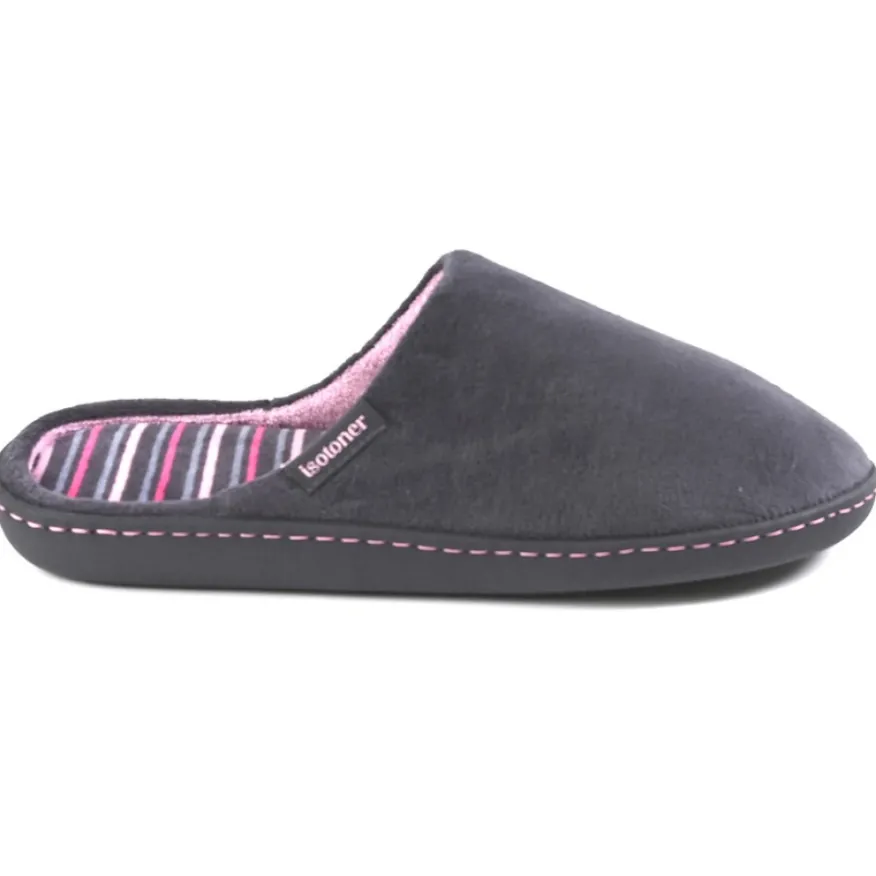 ISOTONER Chaussons Femme Gris|Femme Chaussons