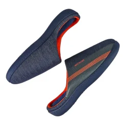 ISOTONER Chaussons Homme Bleu Jean|Homme Chaussons