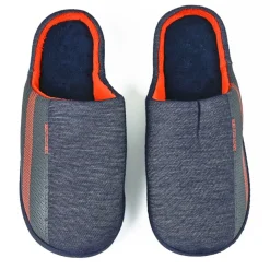 ISOTONER Chaussons Homme Bleu Jean|Homme Chaussons
