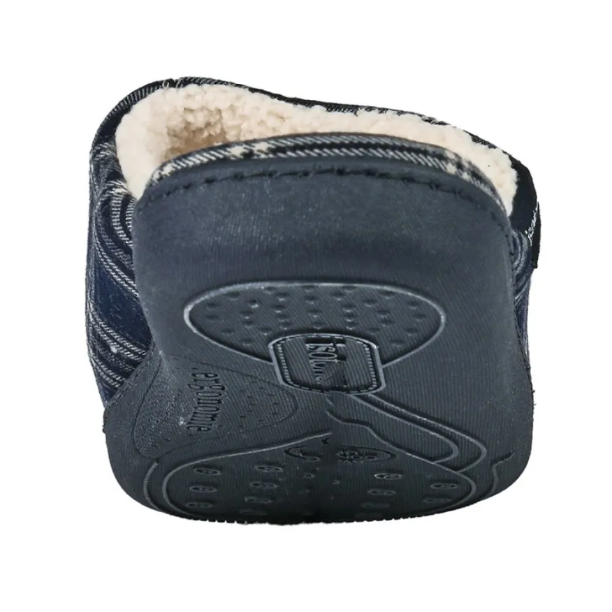 ISOTONER Chaussons Homme Ecossais|Homme Chaussons