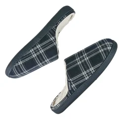 ISOTONER Chaussons Homme Ecossais|Homme Chaussons