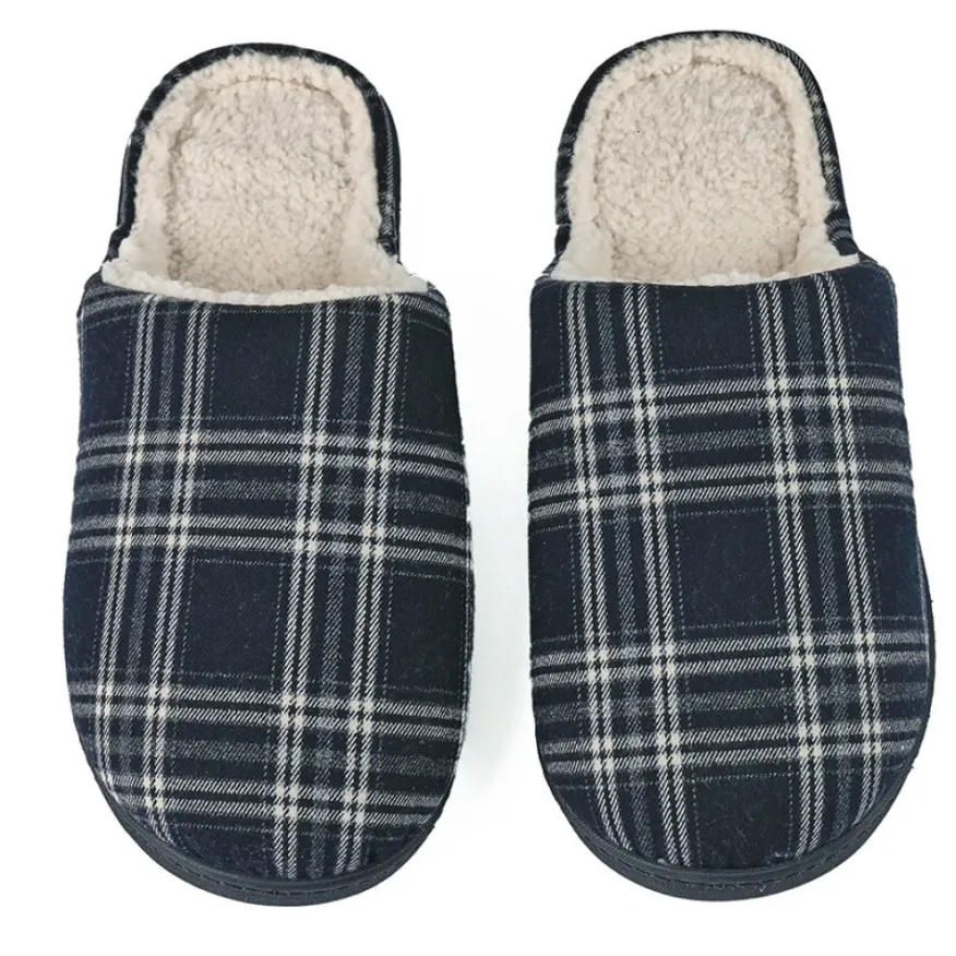 ISOTONER Chaussons Homme Ecossais|Homme Chaussons