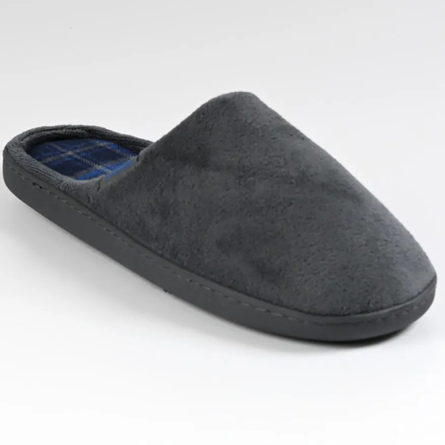 ISOTONER Chaussons Homme Gris|Homme Chaussons
