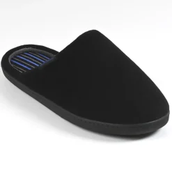 ISOTONER Chaussons Homme Noir|Homme Chaussons