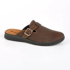 INBLU Chaussons Homme Semelles Souples Marron|Homme Chaussons