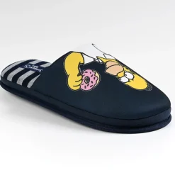 SIMPSONS Chaussons Homme Bleu Marine|Homme Chaussons