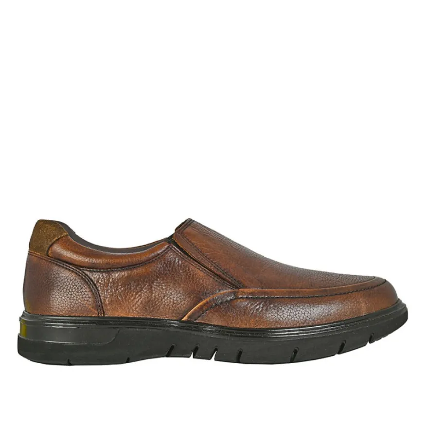 PERFECTA Chaussures Confort Homme En Cuir Marron |Homme Mocassins, Chaussures Bateaux