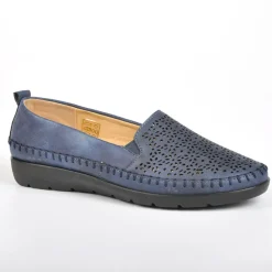 LADY CONFORT Chaussures Confort Ultra-Leger Bleu Marine|Femme Chaussures Confort