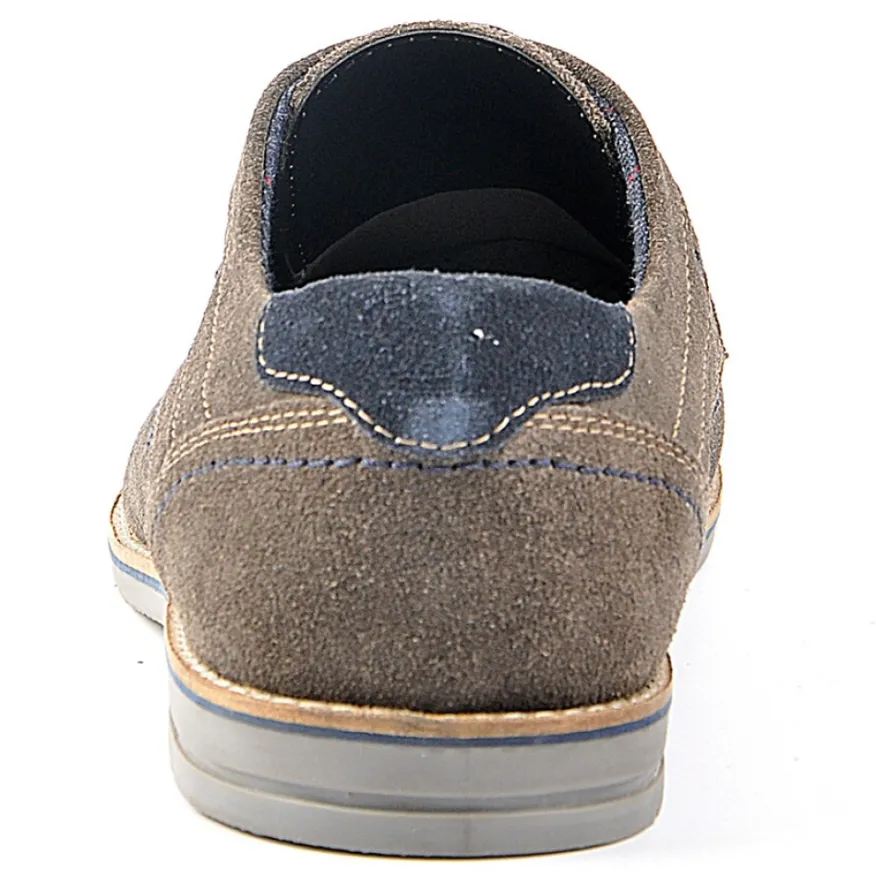 FORTUNATO Derbies Aspect Daim Gris|Homme Derbies, Chaussures De Ville