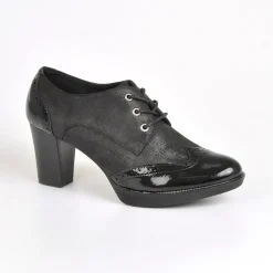 VICE VERSA Derbies A Talons Femme Noir|Femme Derbies
