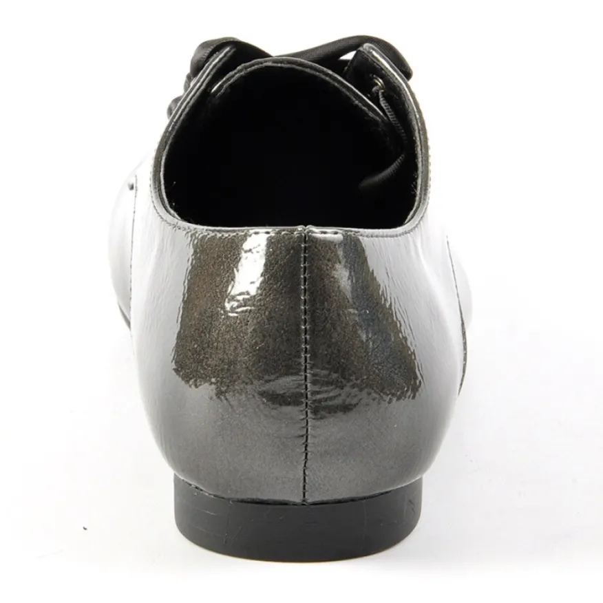 ANA LUNA Derbies Avec Lacets Ruban Gris|Femme Derbies