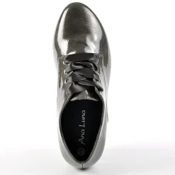 ANA LUNA Derbies Avec Lacets Ruban Gris|Femme Derbies