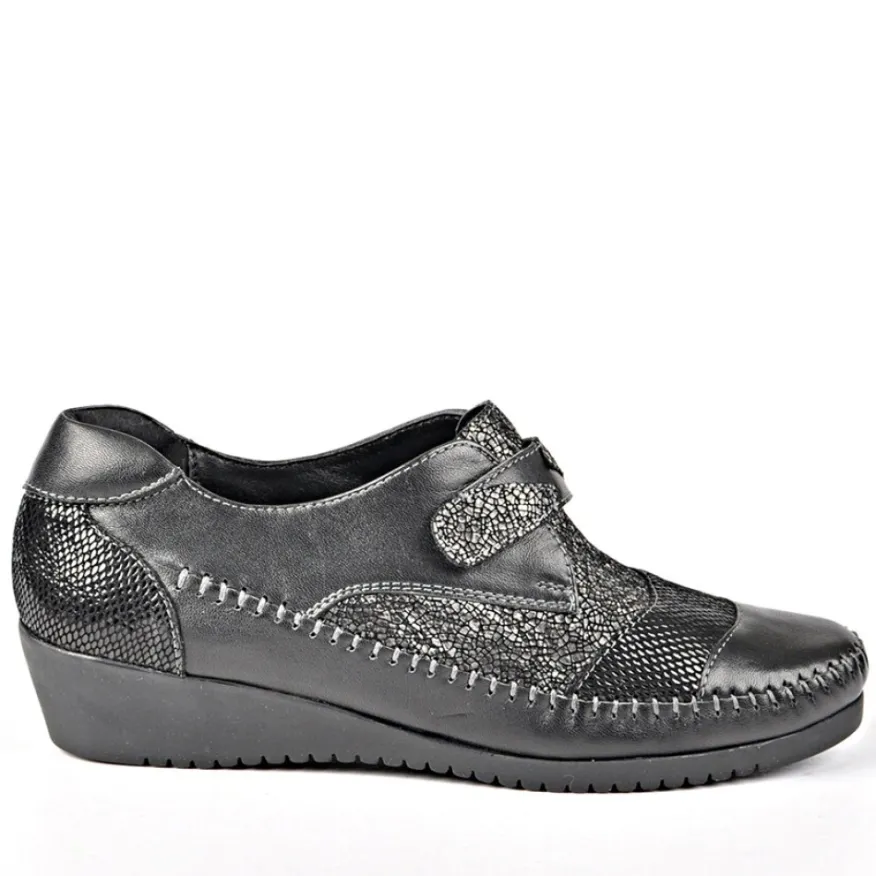 LADY CONFORT Derbies Confort Femme Noir|Femme Chaussures Confort