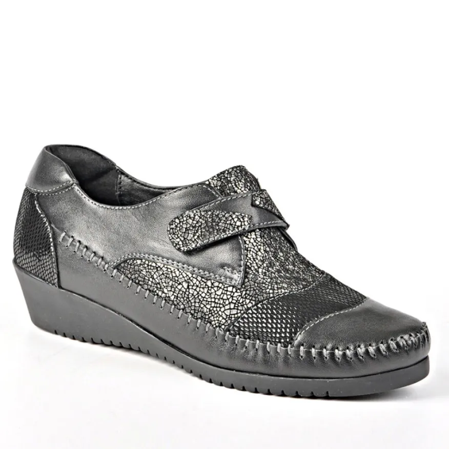 LADY CONFORT Derbies Confort Femme Noir|Femme Chaussures Confort