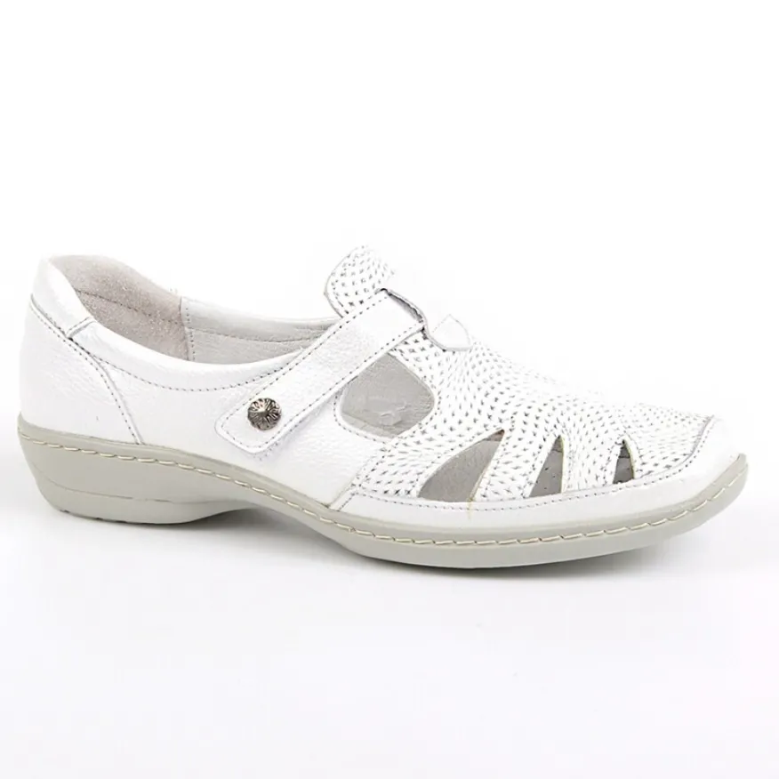 LADY CONFORT Derbies Femme Confort Souples Blanc|Femme Chaussures Confort