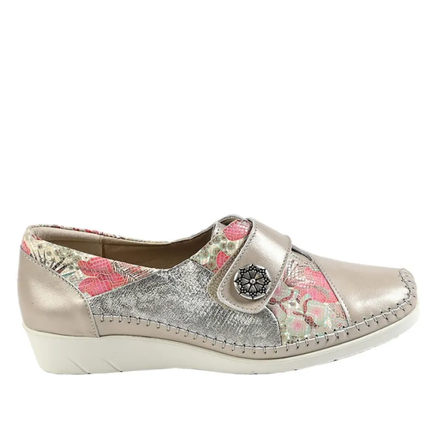 LADY CONFORT Derbies Femme Beige|Femme Chaussures Confort