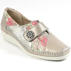 LADY CONFORT Derbies Femme Beige|Femme Chaussures Confort