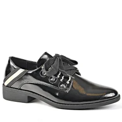 ANA LUNA Derbies Femme Vernis Noir|Femme Derbies
