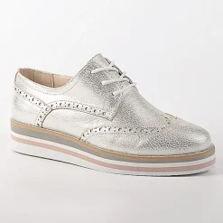 VICE VERSA Derbies Femme Argente|Femme Derbies