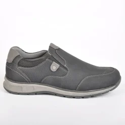 RELIFE Derbies Homme Avec Elastiques Noir|Homme Baskets, Sneakers