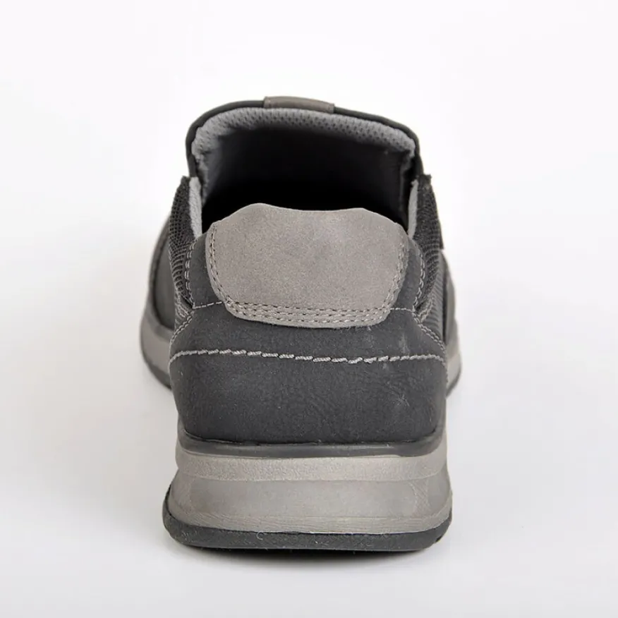 RELIFE Derbies Homme Avec Elastiques Noir|Homme Baskets, Sneakers