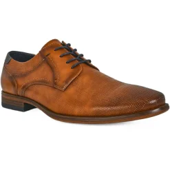 FORTUNATO Derbies Homme Bi-Matiere Camel |Homme Derbies, Chaussures De Ville