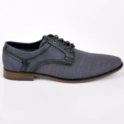 FORTUNATO Derbies Homme Bi-Matieres Bleu En Cuir|Homme Derbies, Chaussures De Ville