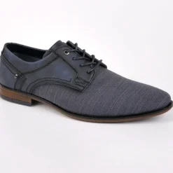 FORTUNATO Derbies Homme Bi-Matieres Bleu En Cuir|Homme Derbies, Chaussures De Ville