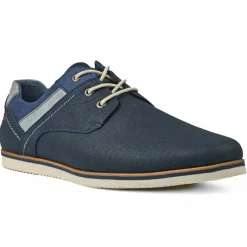 STREET LIFE Derbies Homme Bleu Marine Effet Reptile |Homme Derbies, Chaussures De Ville