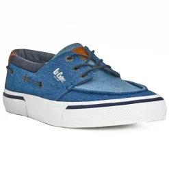 LEE COOPER Derbies Homme Bleu Jean|Homme Mocassins, Chaussures Bateaux