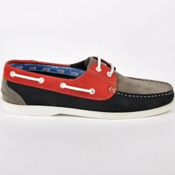 SEALINE Derbies Homme Style Bateau Bleu Marine En Cuir|Homme Mocassins, Chaussures Bateaux