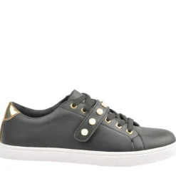 GIRL TIME Derbys Noir|Femme Baskets, Sneakers