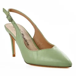 MASCARA Escarpins A Brides Femme Vert |Femme Escarpins