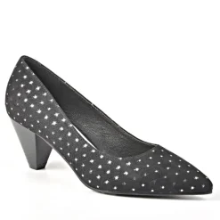 ANA LUNA Escarpins Femme Noir A Pois Talon 5,5Cm |Femme Escarpins