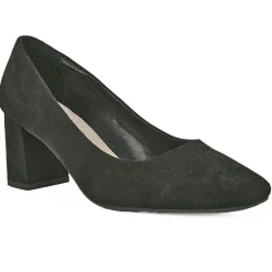 VICE VERSA Escarpins Femme Noir Bout Carre |Femme Escarpins
