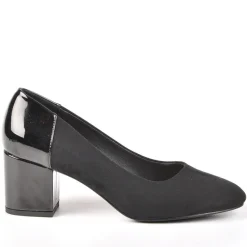 ANA LUNA Escarpins Noir Talon Vernis|Femme Escarpins