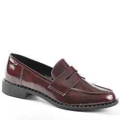 ANA LUNA Mocassins Vernis Bordeaux|Femme Mocassins