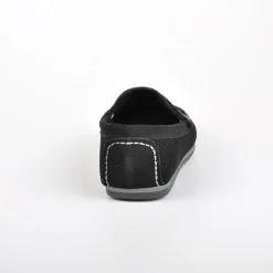 FORTUNATO Mocassins Aspect Daim Noir|Homme Mocassins, Chaussures Bateaux
