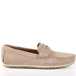 FORTUNATO Mocassins Aspect Daim Gris|Homme Mocassins, Chaussures Bateaux