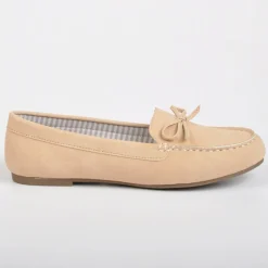 VICE VERSA Mocassins Avec Noeuds Beige|Femme Mocassins