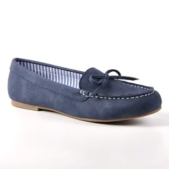 VICE VERSA Mocassins Avec Noeuds Bleu Marine|Femme Mocassins