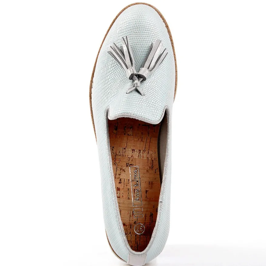 ANA LUNA Mocassins Avec Pampilles Gris|Femme Mocassins