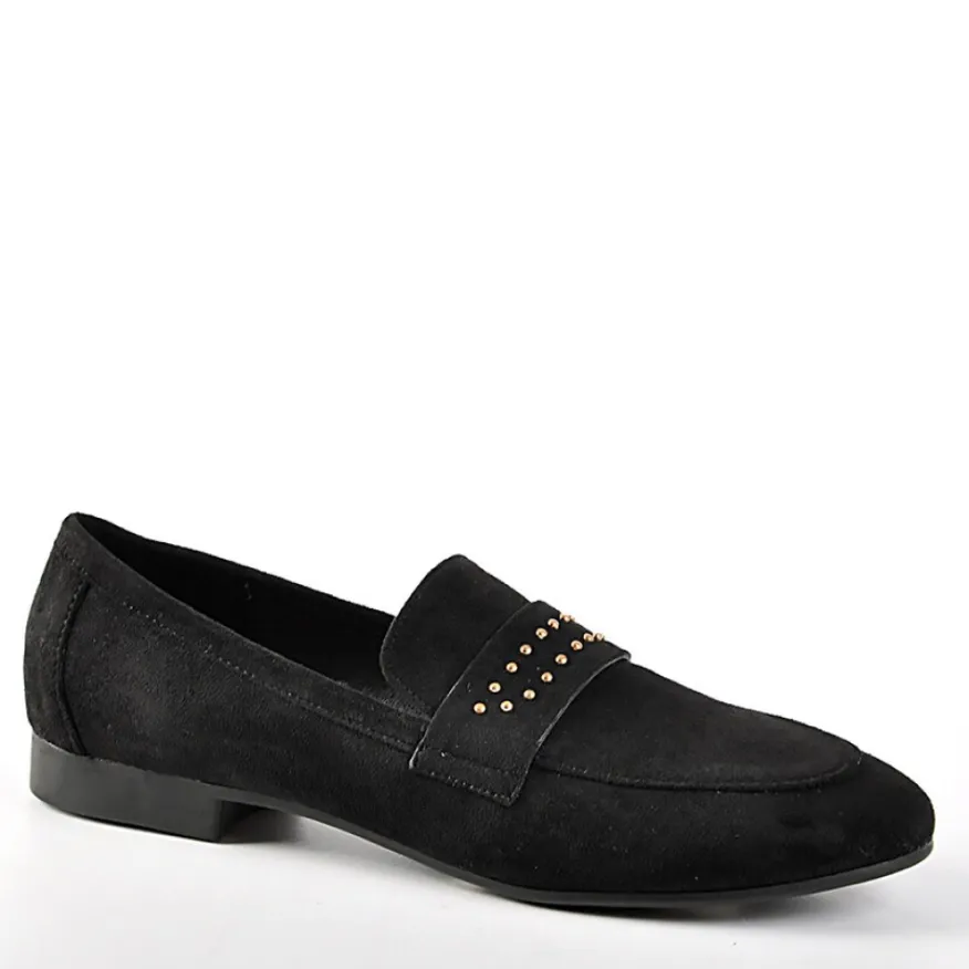 ANA LUNA Mocassins Avec Petits Clous Noir|Femme Mocassins