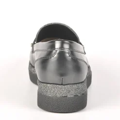 ANA LUNA Mocassins Femme Bi-Matieres Noir|Femme Mocassins