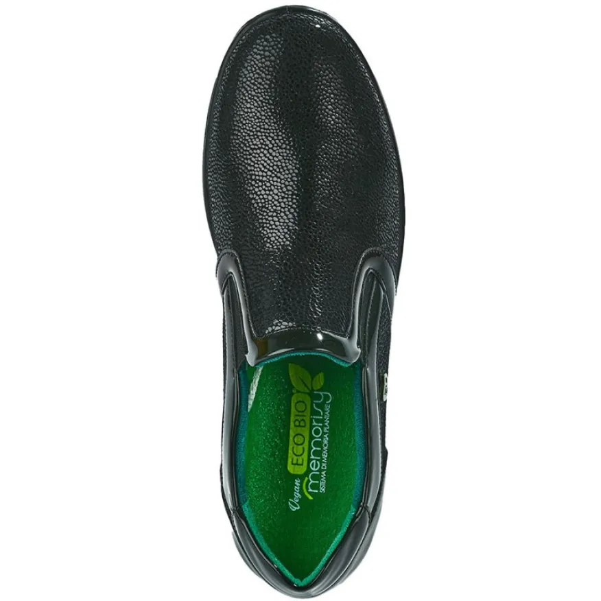 ECO BIO VEGAN Mocassins Femme Confort Noir|Femme Chaussures Confort